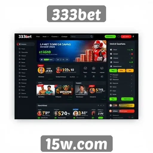 Interface do usuário do site 333bet é intuitiva